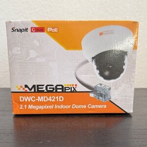 Snap MegaPix White Indoor Dome Camera